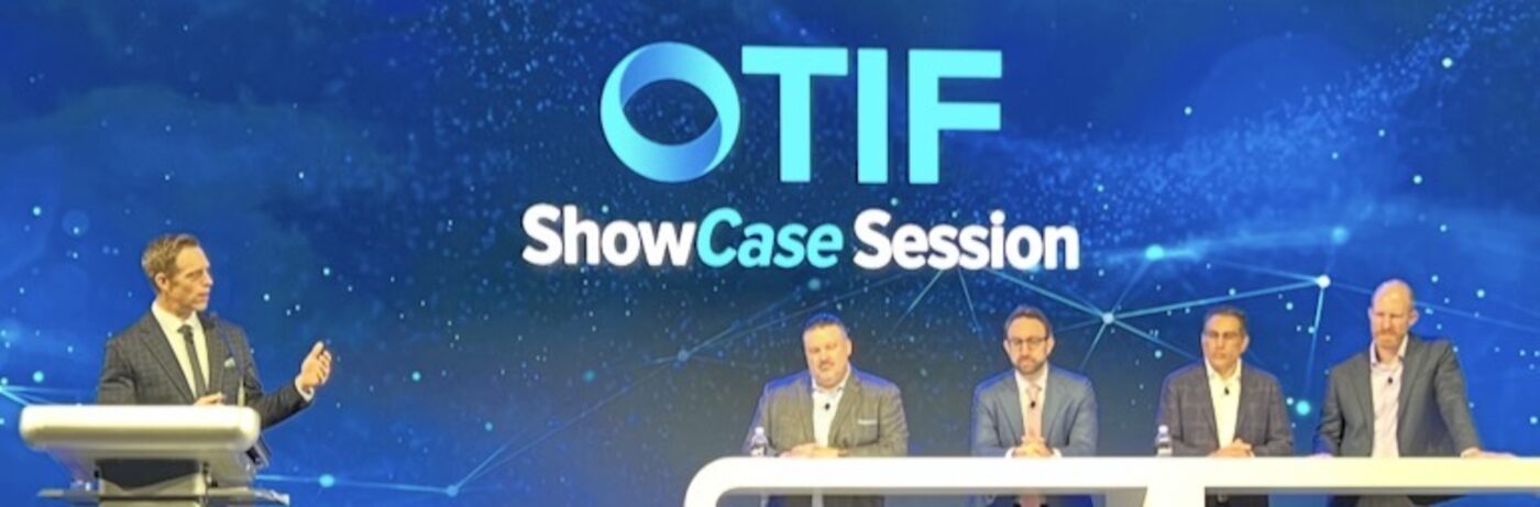 Dr. Mitchell presenting at the OTIF ShowCase Session